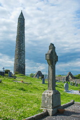 Ardmore Round Tower, Cathedral Ruins,  Waterford, Ireland