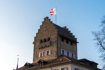 Uster Castle, in the Zurcher Oberland region. Switzerland