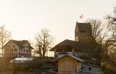 Uster Castle, in the Zurcher Oberland region. Switzerland