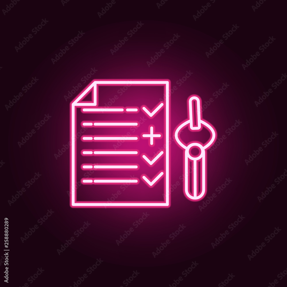 Aufkleber smart robot artificial intelligence neon icon. elements of artifical intelligence set. simple icon f