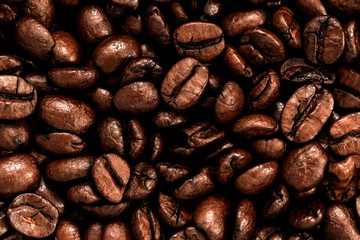 Coffee beans background