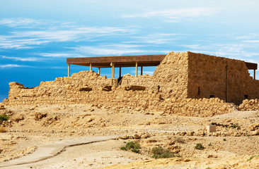 Masada fortress, ancient fortification in Israel situated on top of an isolated rock plateau
