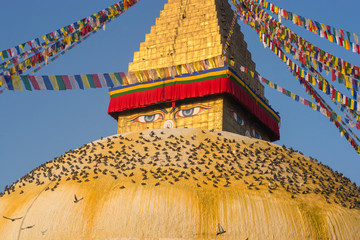 Boudhanath Stupa in Kathmandu, Nepal