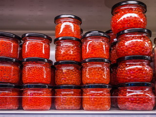 Danish salmon caviar