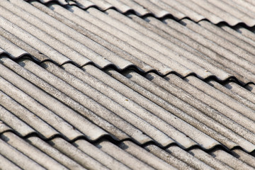 Slate roof of the house as an abstract background