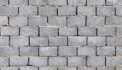 Wall of cinder blocks as an abstract background