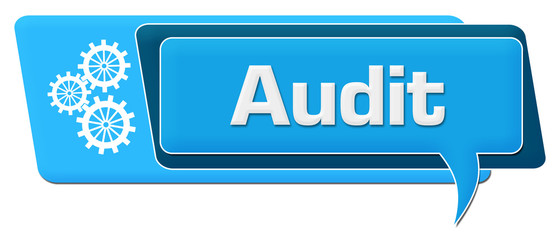 Audit Blue Comment Symbol Horizontal 