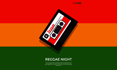 Reggae Night Poster Template