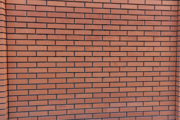 The brick texture, wall, with cracks and scratches