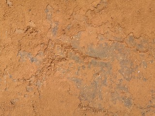 Old clay wall texture background.