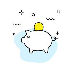 E-commerce and shopping web icons in line style. Mobile Shop, Digital marketing, Bank Card, Gifts. Vector illustration.