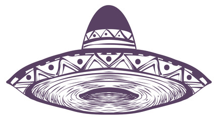 Sombrero mexican national traditional straw wide brimmed hat