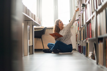 Reading in library