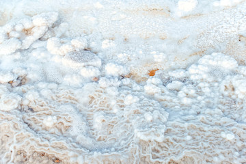 .incredibly fantastic and unique natural patterns from the salt of the dead sea.cosmic forms of...