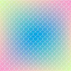 Fish scale and mermaid background