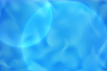 Soap Bubbles Pattern on Light Blue Soapy Water Background
