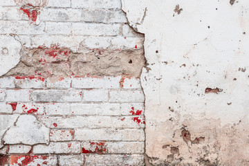 Brick texture with scratches and cracks