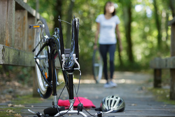 Obraz premium broken bike