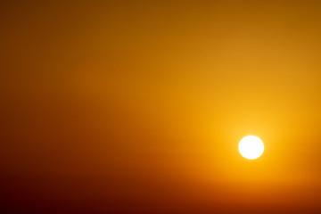 夕日