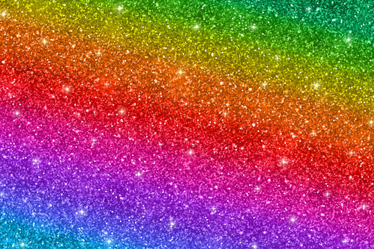 Multicolored glitter background, diagonal stripes. Vector