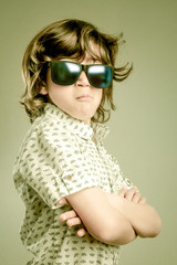 Kid with sunglasses 
