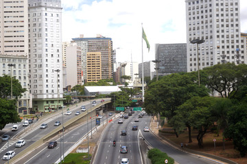 Obraz premium traffic in the city