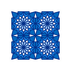 Pattern Geometric Islamic Background Template Vector Art