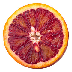 Blood orange c. x sinensis ring slice