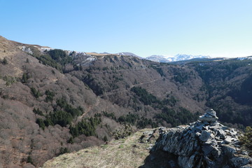 rando aux roches Tuillières et Sanadoires, Auvergne