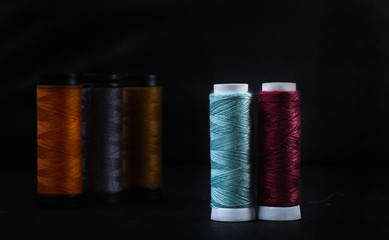 Spools of thread