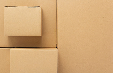cardboard box as background