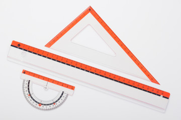 ruler metric at white