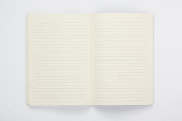 notebook at white background