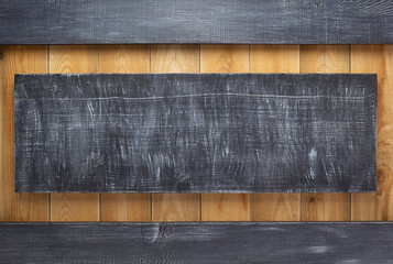 sign board and wooden background texture
