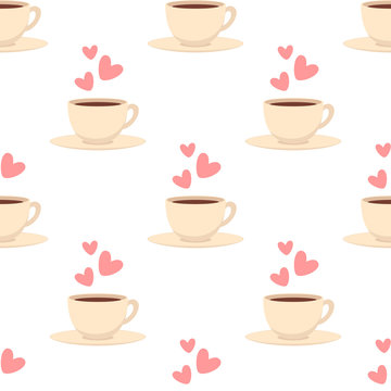 Love tea pattern