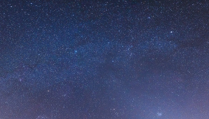 starry sky at night in the steppes of the Rostov region, Russia