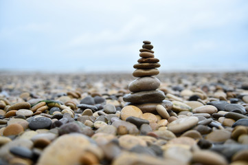 piedras en la playa