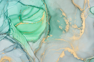  Abstract colorful background, wallpaper. Mixing acrylic paints. Modern art. Marble texture. Alcohol ink colors  translucent
