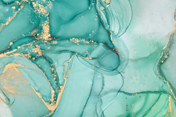  Abstract colorful background, wallpaper. Mixing acrylic paints. Modern art. Marble texture. Alcohol ink colors  translucent