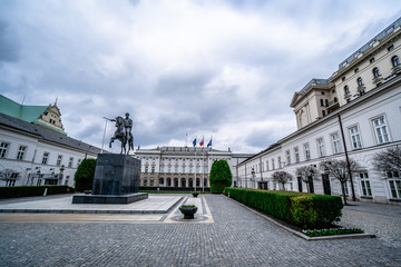 Fototapeta premium Poland, the Presidential Palace in Warsaw