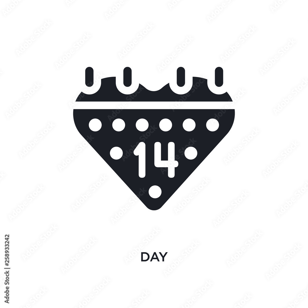 Aufkleber black day isolated vector icon. simple element illustration from valentines day concept vector icons