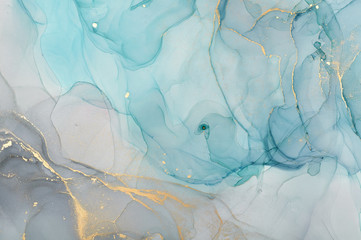  Abstract colorful background, wallpaper. Mixing acrylic paints. Modern art. Marble texture. Alcohol ink colors  translucent