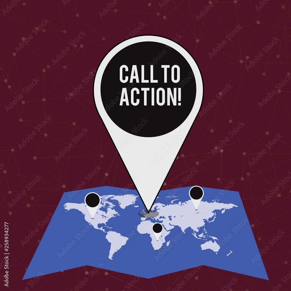 Poster handwriting text writing call to action. conceptual photo most important part of online digital mark