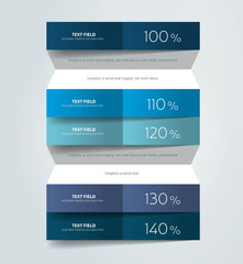 Chart, schedule design template. Vector banner. © kubko