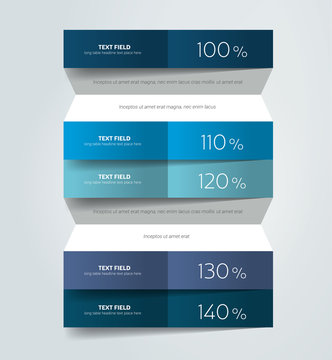 Chart, schedule design template. Vector banner.