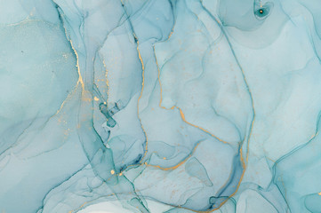  Abstract colorful background, wallpaper. Mixing acrylic paints. Modern art. Marble texture. Alcohol ink colors  translucent