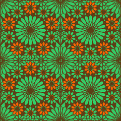 Pattern Geometric Islamic Background Template Vector Art