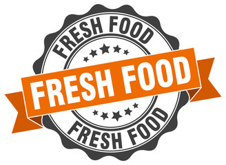 Fototapeta premium fresh food stamp. sign. seal