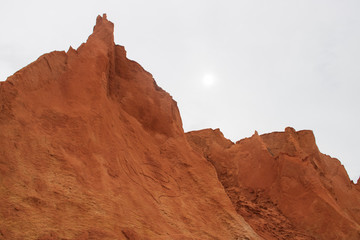 Cliffs look like Mars