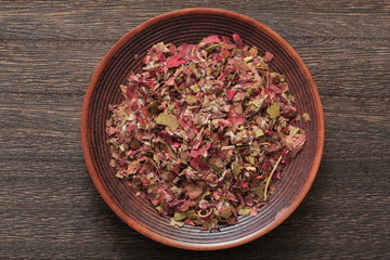 (Herb) image of red grape leaf